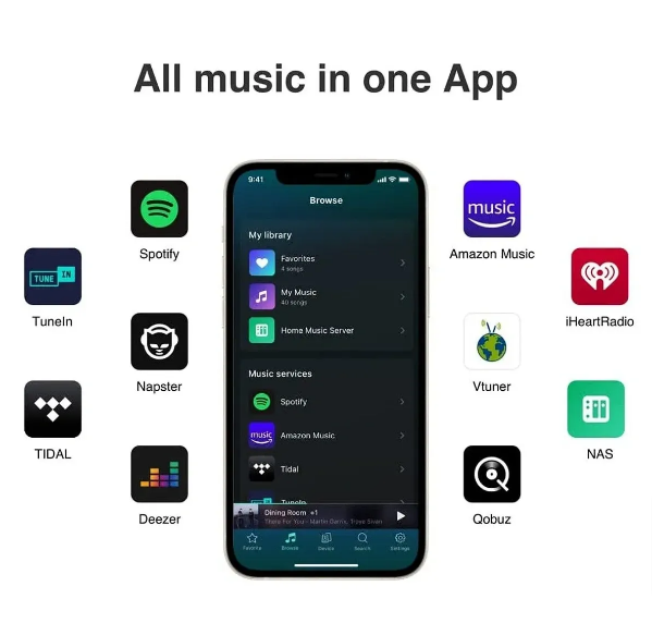 WiiM Mini Hi-Res Wireless Audio Streamer