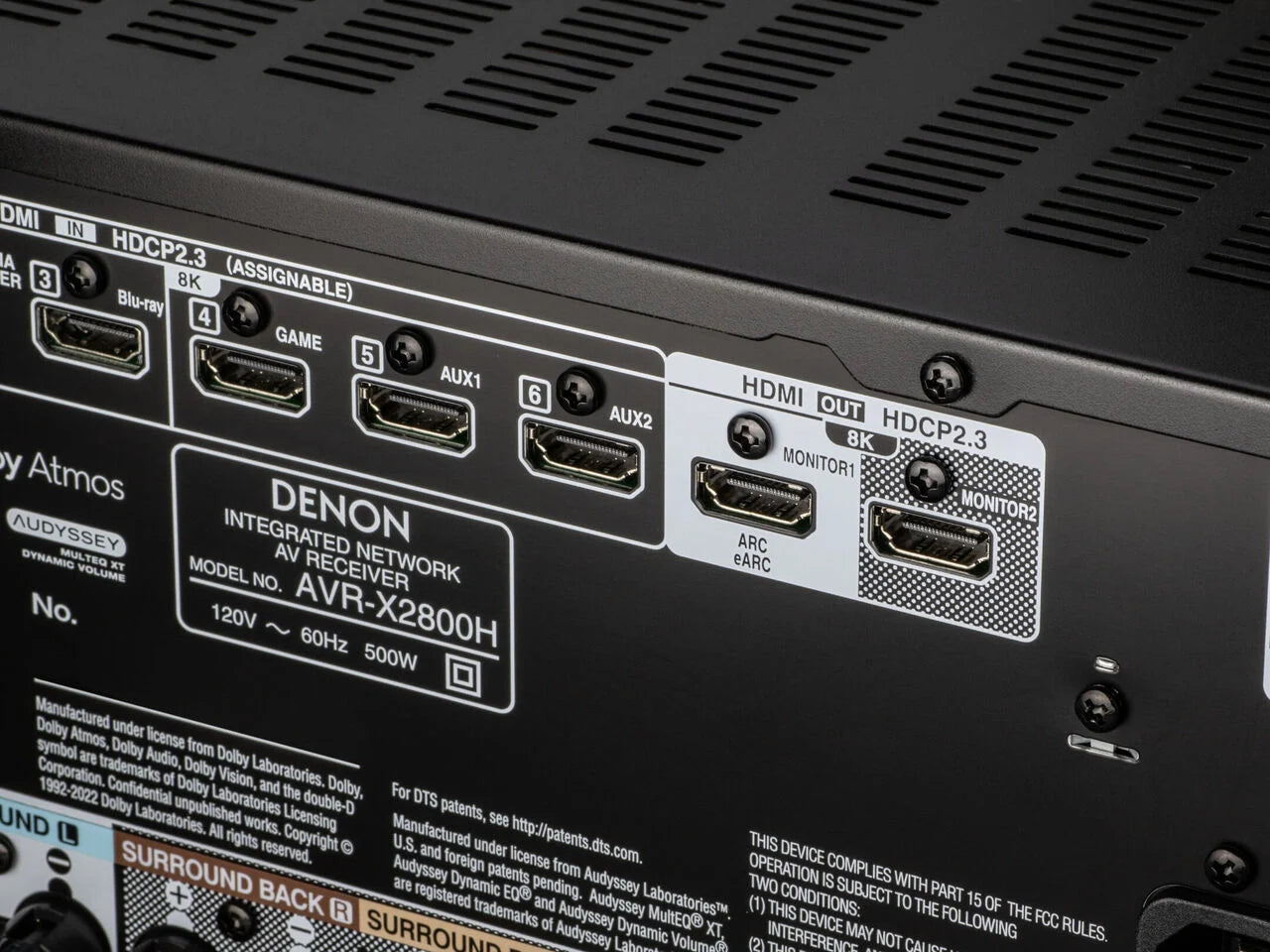 Denon AVR-X2800H AV Receiver