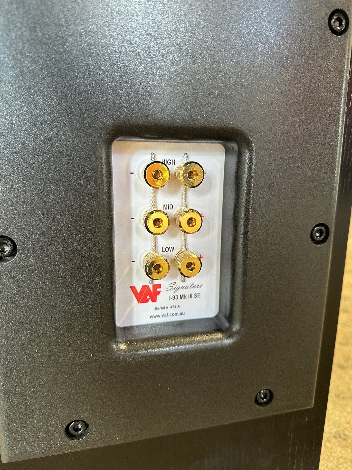 VAF Signature i93 MKIII SE Floorstanding Speakers - Trade In