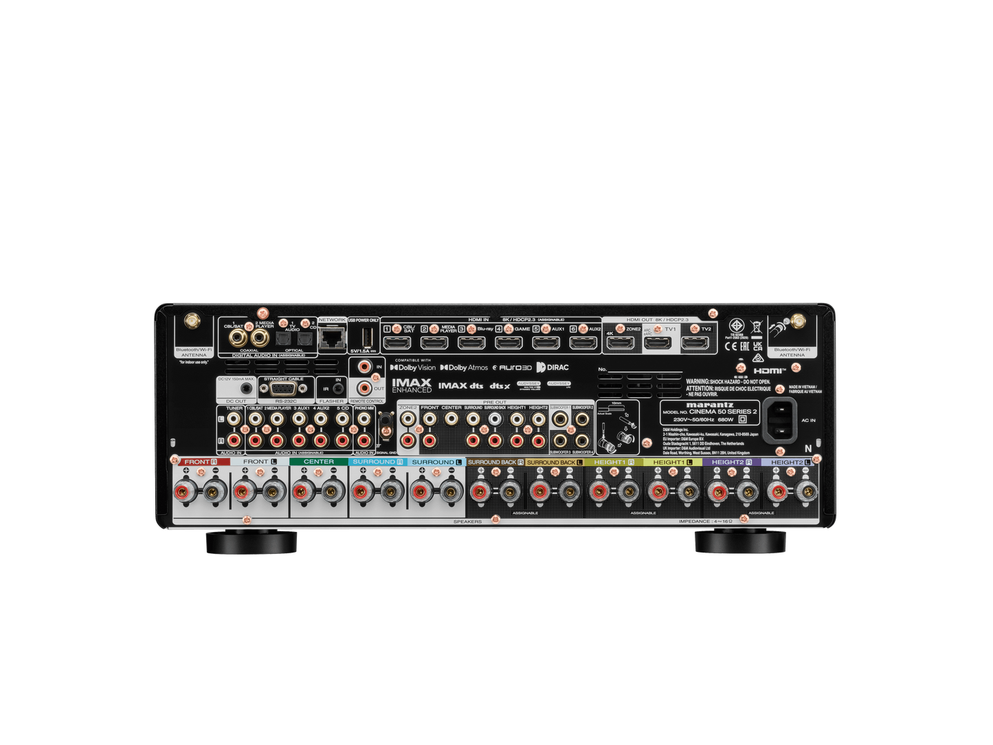 Marantz CINEMA 50 Series 2 9.4 Channel AV Receiver