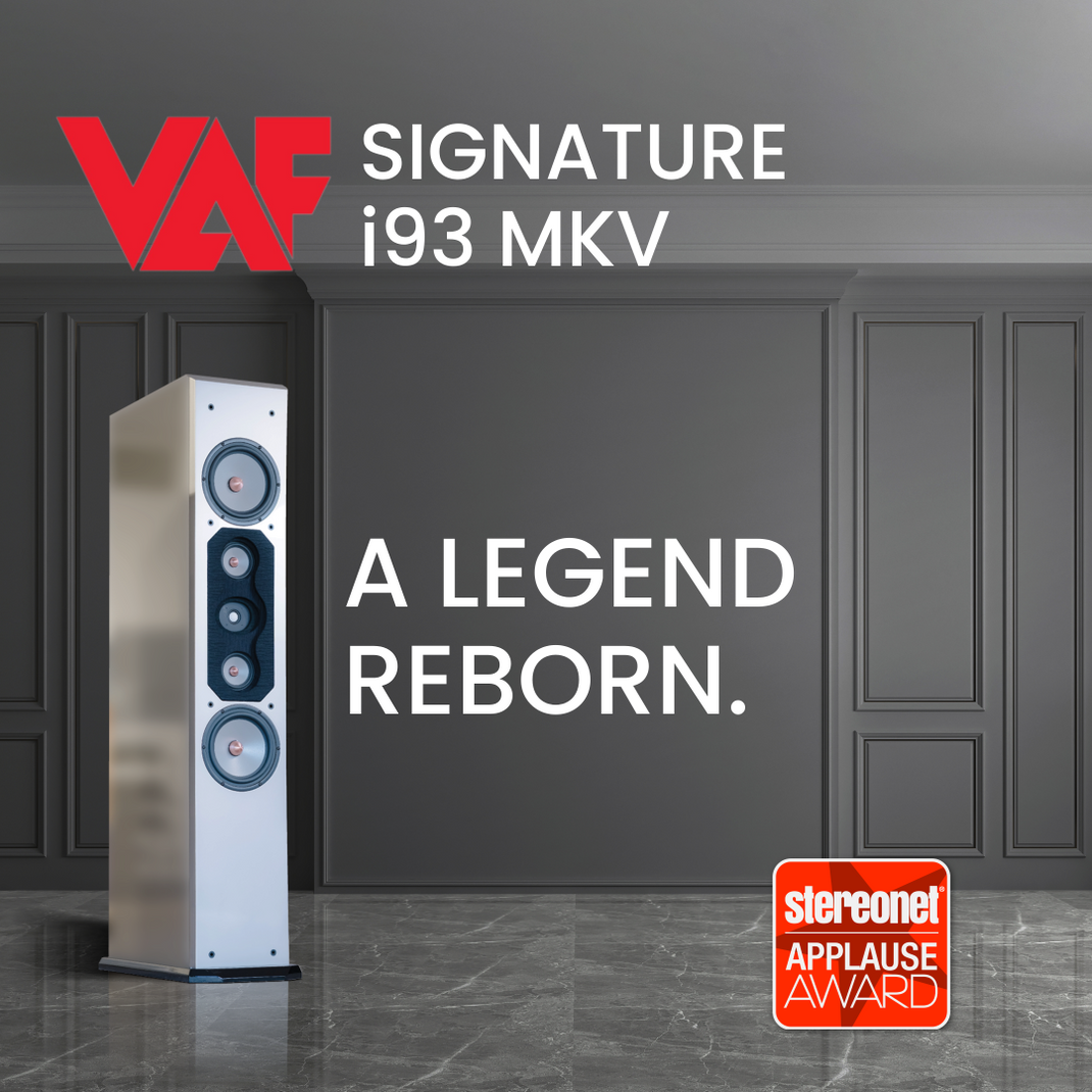 VAF Signature i93 MKV | Our Newest Fifth Generation Speaker – VAF Research